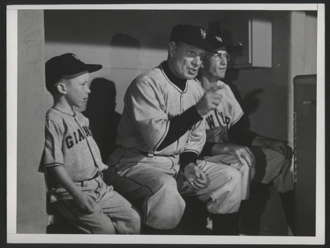 1952 Bill Rigney Leo Durocher